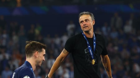 Luis Enrique, entrenador del PSG. Foto: EFE.