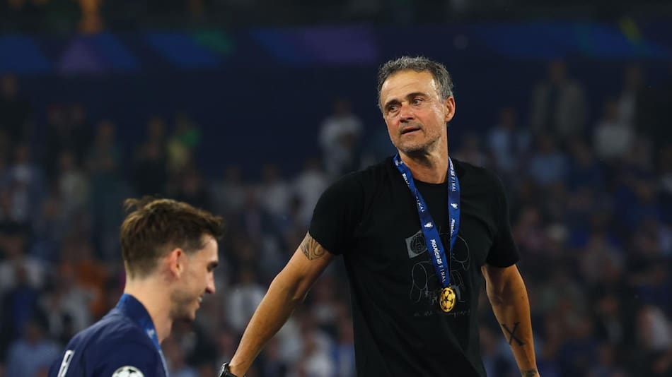 Luis Enrique, entrenador del PSG. Foto: EFE.