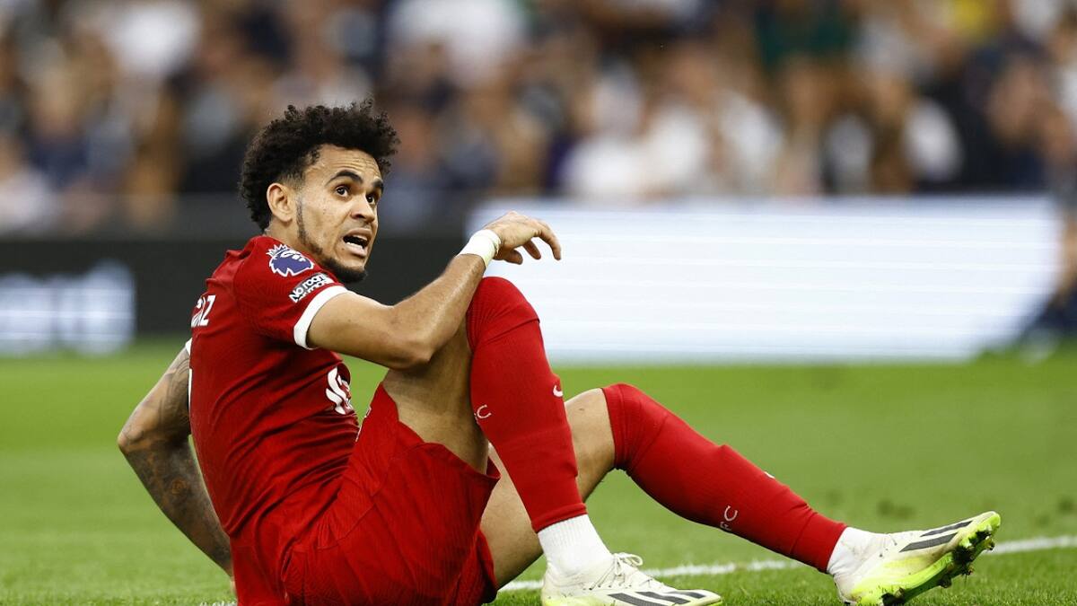 Luiz Díaz, futbolista de Liverpool. Foto: Reuters.