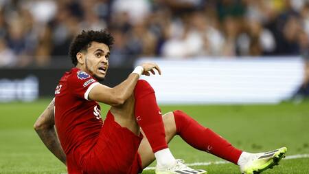 Luiz Díaz, futbolista de Liverpool. Foto: Reuters.