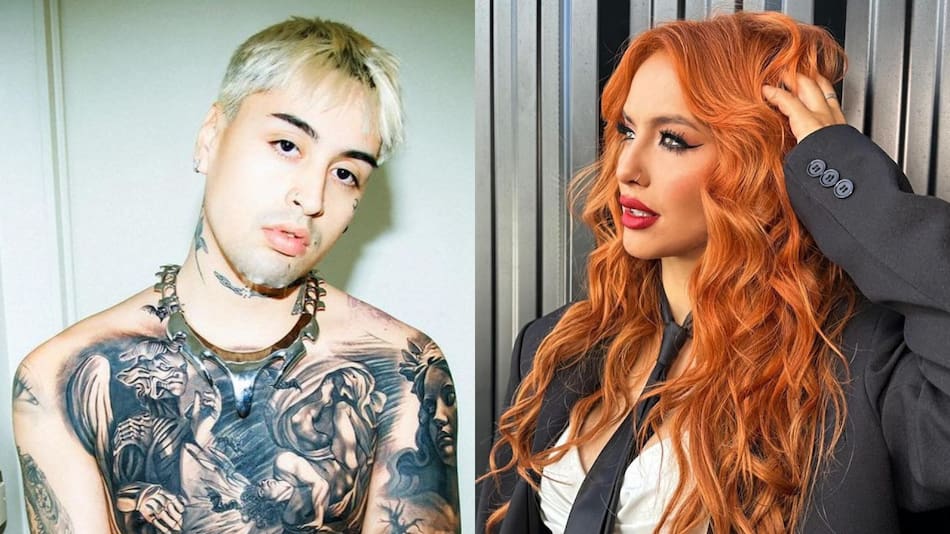Tiago PZK y Flor Vigna. Fotos: Instagram.