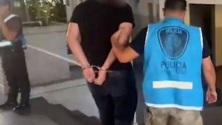 Detención de El Pampeano, prófugo condenado a prisión. Foto. NA.