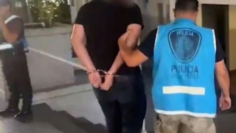 Detención de El Pampeano, prófugo condenado a prisión. Foto. NA.