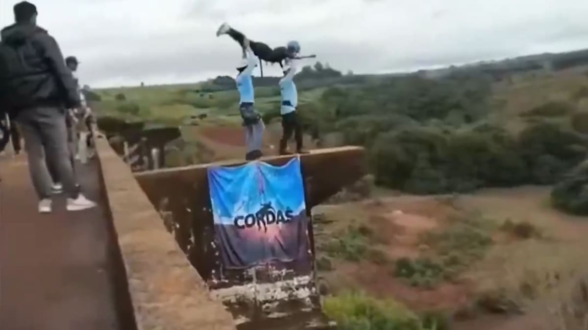Tragedia en Brasil: qué declararon los hombres que lanzaron sin cuerdas a una mujer en un salto de bungee jumping
