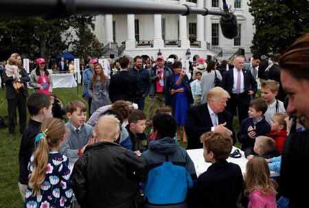 Pascuas en la Casa Blanca - Donald Trump - Reuters
