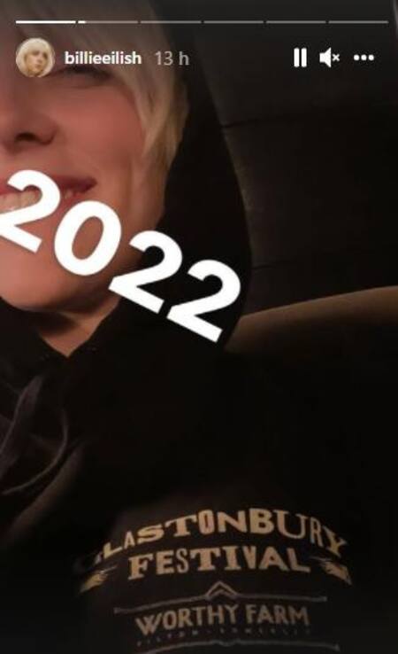 Billie Eilish, Instagram