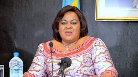 Rose Mutombo, ministra de Justicia de la República Democrática del Congo.