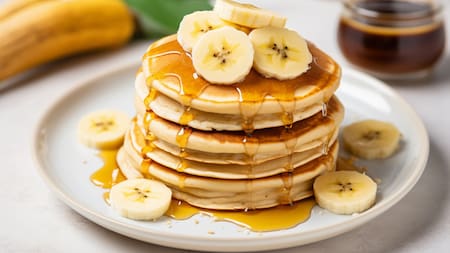 Panqueques de banana. Foto: Freepik.