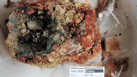 Hallan una prótesis de hierro de la Edad Media en Alemania. Foto: BLfD