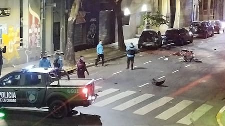 Choque y muerte en Palermo