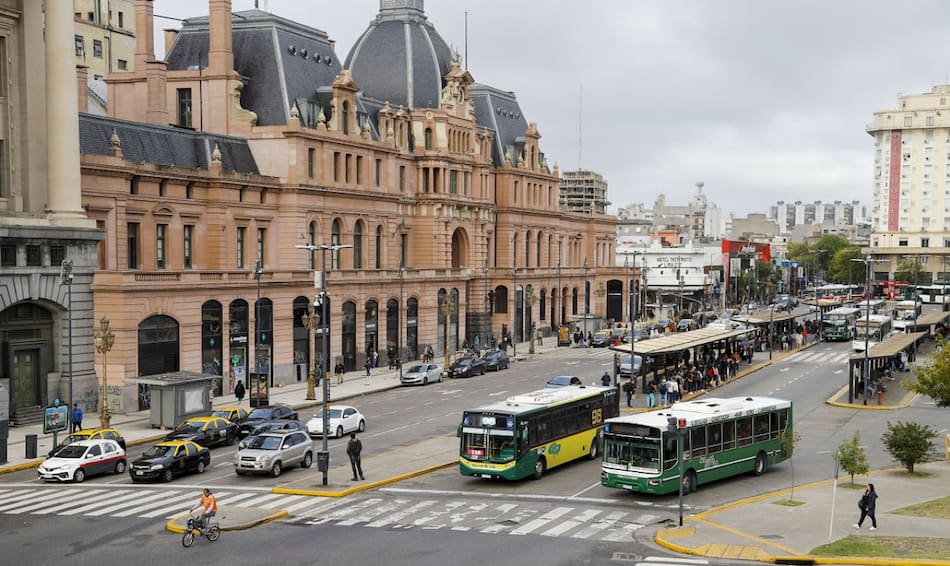 Colectivos; transporte público. Foto: NA (Daniel Vides)