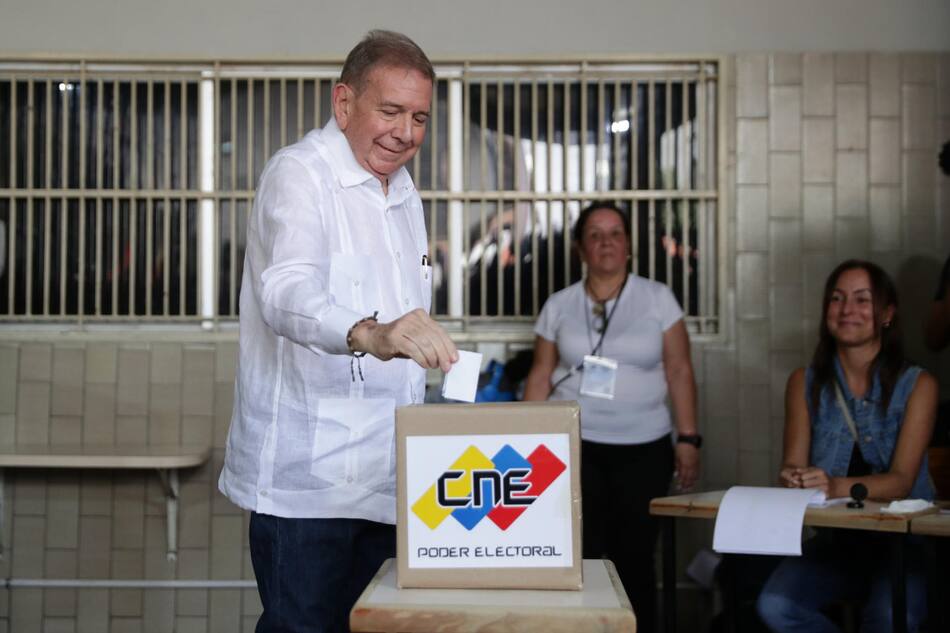 Edmundo González Urrutia, candidato presidencial de Venezuela. Foto: EFE.