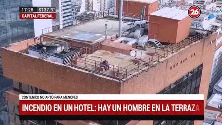 Hotel de las Naciones, incendio, Capital Federal, Canal 26