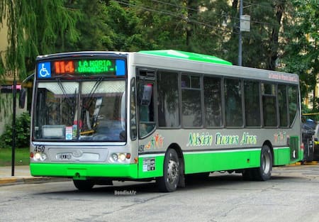Línea 114 de colectivo.