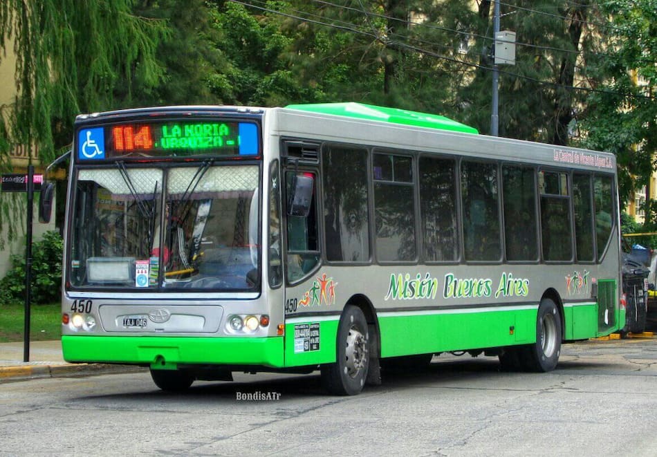 Línea 114 de colectivo.