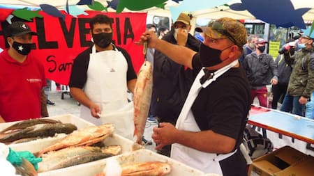 "Pescadazo" frente al Congreso, NA