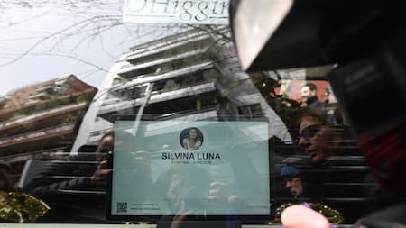 Entierro de Silvina Luna. Foto: Télam.