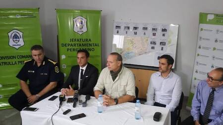 Conferencia de prensa de Sergio Berni