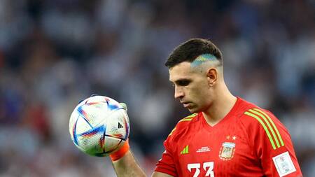 Emiliano Martínez; Selección Argentina; Qatar 2022. Foto: Reuters.