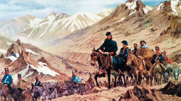 La épica más importante de Sudamérica: cómo San Martín logró cruzar los Andes con 5 mil hombres y una salud rota