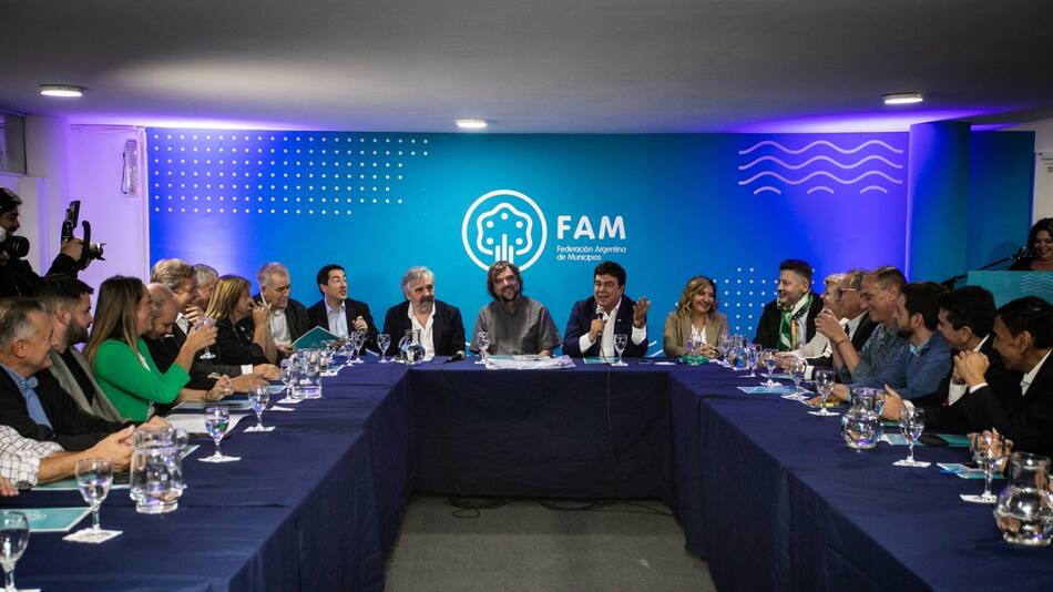 Reunión de la Federación Argentina de Municipios.