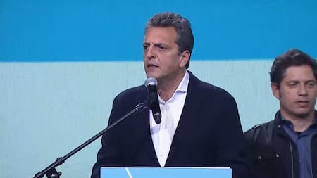 Sergio Massa. Foto: captura de video.