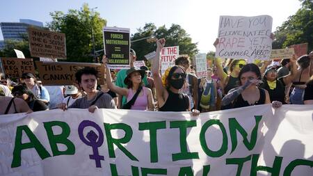 Marchas a favor del aborto en Texas. Foto: EFE