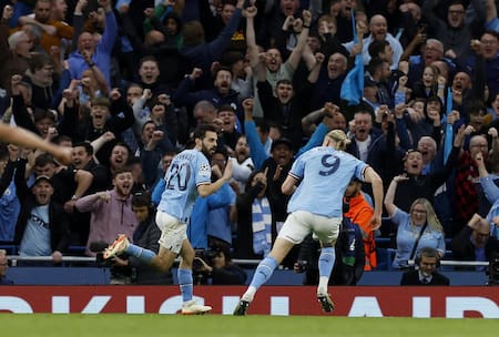 Bernardo Silva; Manchester City vs. Real Madrid; Champions League. Foto: Reuters.
