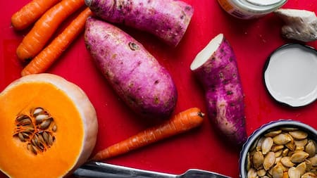 La batata tiene una composición similar a la papa pero con un índice glucémico superior. Foto: Unsplash.