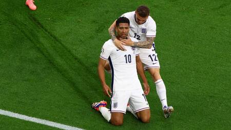 Inglaterra vs Serbia, Eurocopa. Foto: Reuters