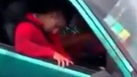 Policías alcoholizados en Ruta 11, captura de video