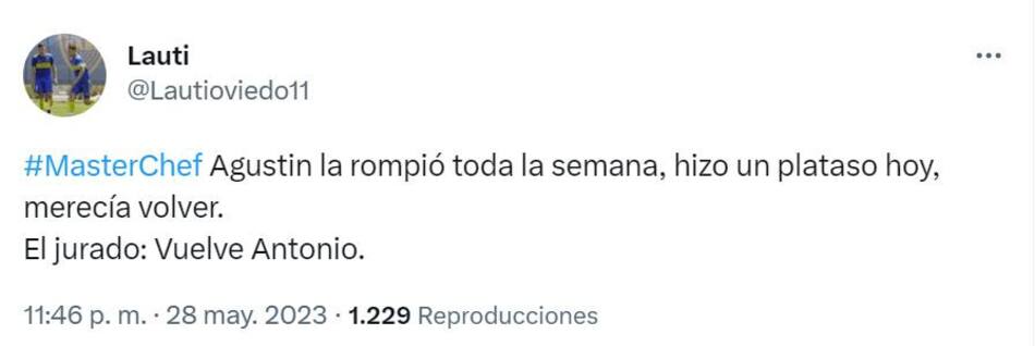 Meme de MasterChef. Foto: Twitter.