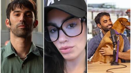 Pedro Rosemblat, Lali Espósito, Eial Moldavsky. Fotos: Instagram.