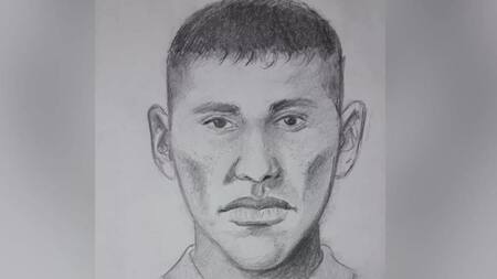 Identikit del supuesto autor del crimen del colectivero