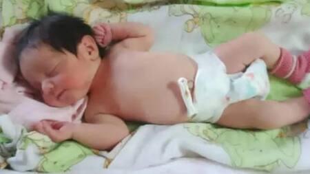 La beba robada del Hospital Paroissien. Foto: redes sociales.