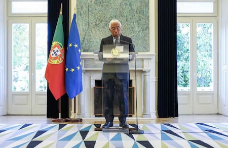 António Costa, primer ministro portugués, anunció su renuncia. Foto: EFE.