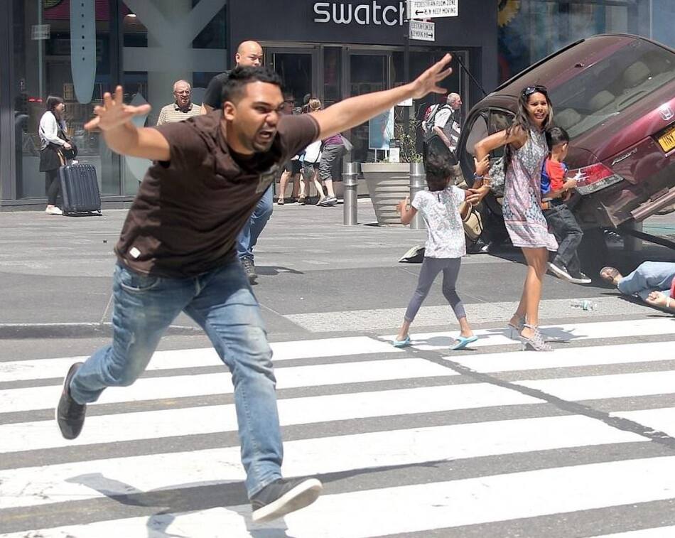 Richard Rojas - Arresto en Times Square