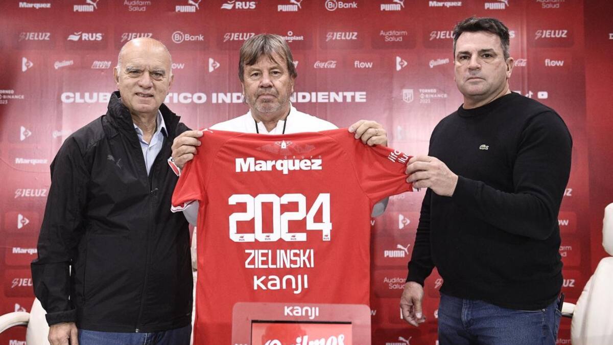Ricardo Zielinski, Independiente. Foto: Twitter Independiente