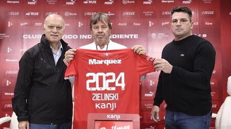 Ricardo Zielinski, Independiente. Foto: Twitter Independiente