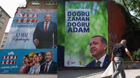 Balotaje en Turquía. Fotos: NA.