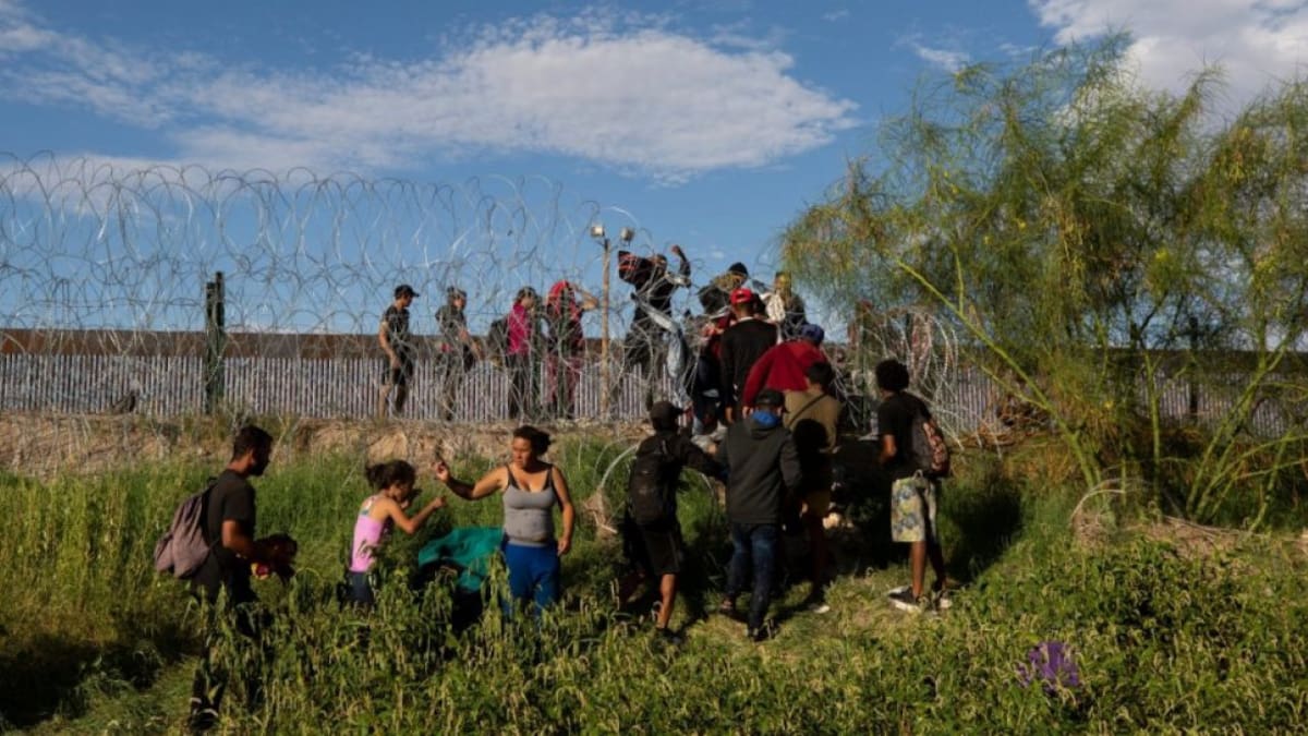Migrantes ilegales en California. Foto: Reuters