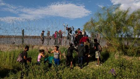 Migrantes ilegales en California. Foto: Reuters