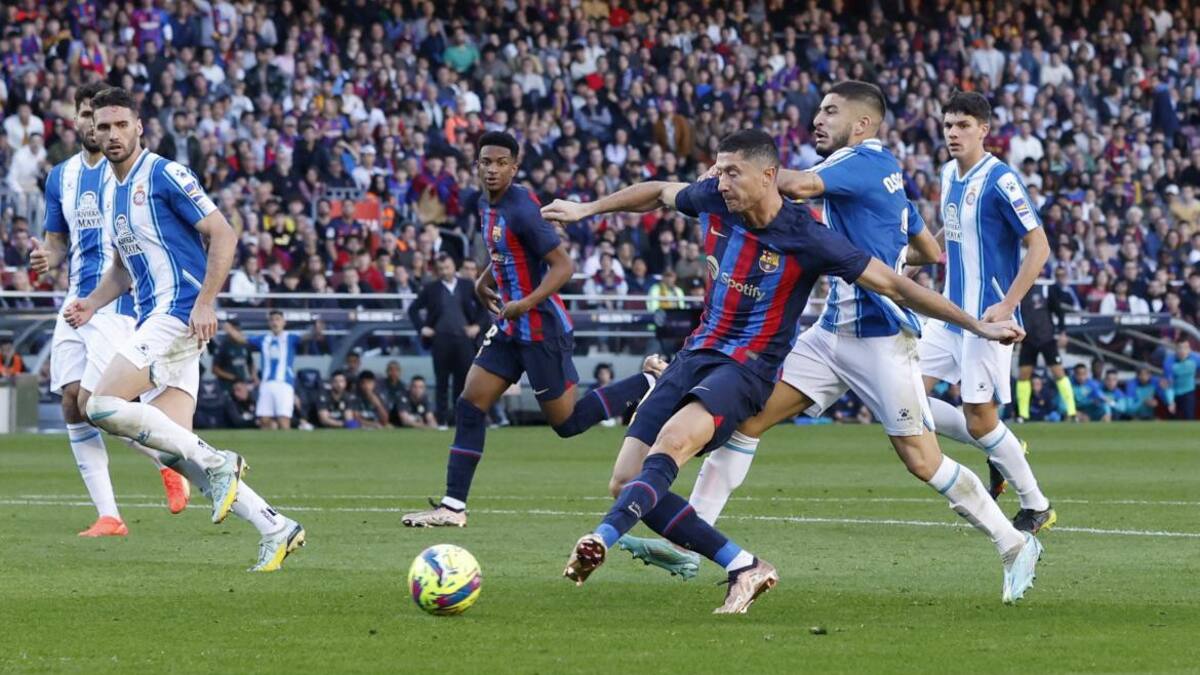 Barcelona vs Espanyol, LaLiga. Foto: REUTERS