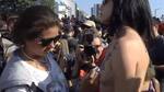 Tras polémica topless en Necochea, se realiza un "tetazo" en el Obelisco