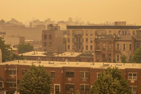 Incendios en Nueva York. Foto: EFE