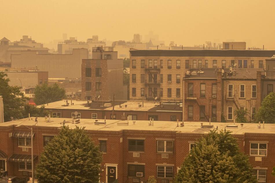 Incendios en Nueva York. Foto: EFE