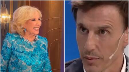 Mirtha Legrand y Roberto García Moritán. Fotos: captura eltrece.