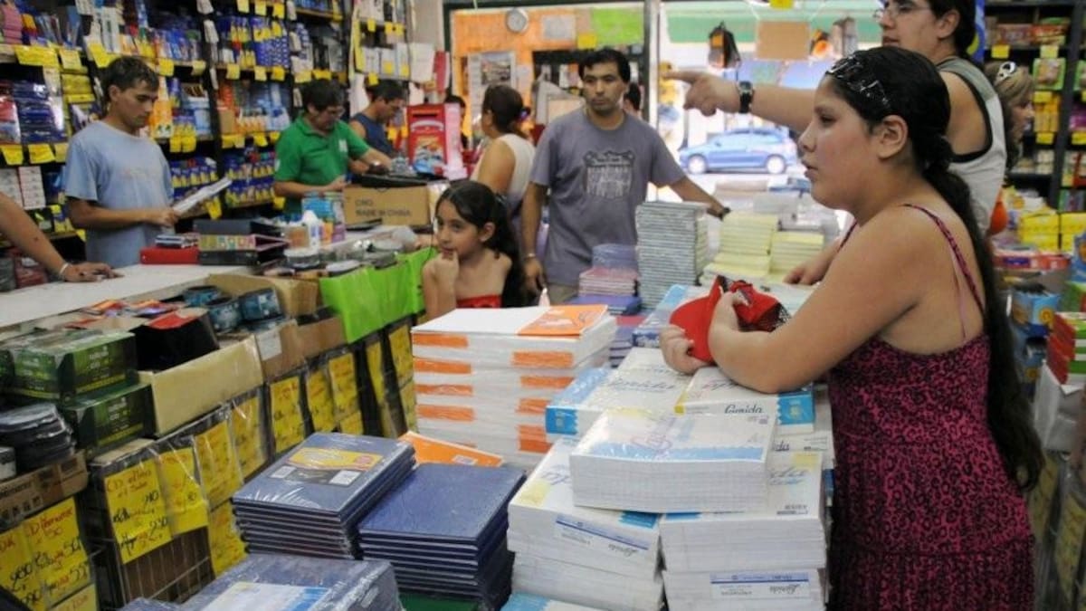 Canasta escolar, útiles escolares, NA