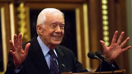 Jimmy Carter, expresidente de Estados Unidos. Foto: Reuters.