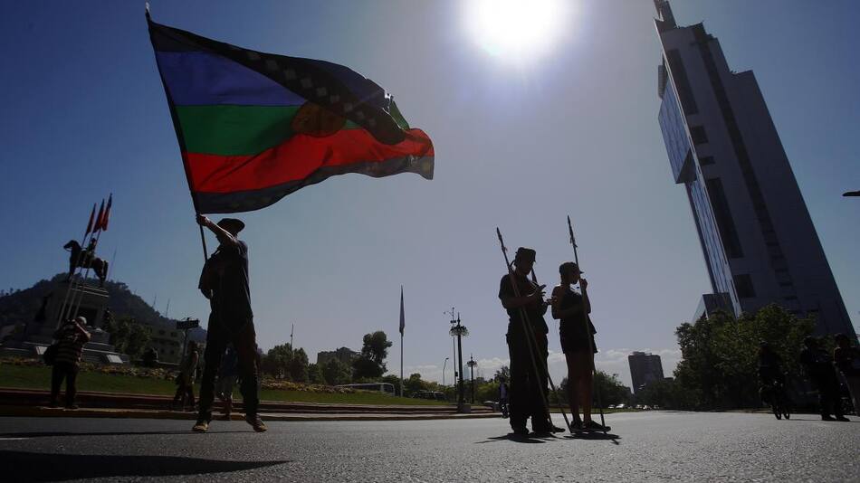 Mapuches, Chile. Foto: EFE.